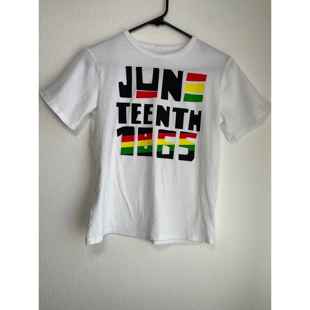 The‎ Childrens Place Kids Juneteenth 1865 Graphic Tee White Size L 10/12